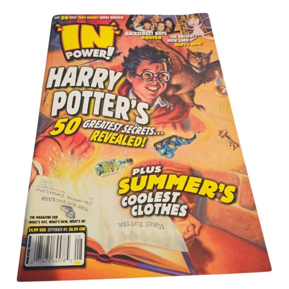 In Power September Magazine Issue #5 Harry Potter 50 Greatest Secrets BSB Poster